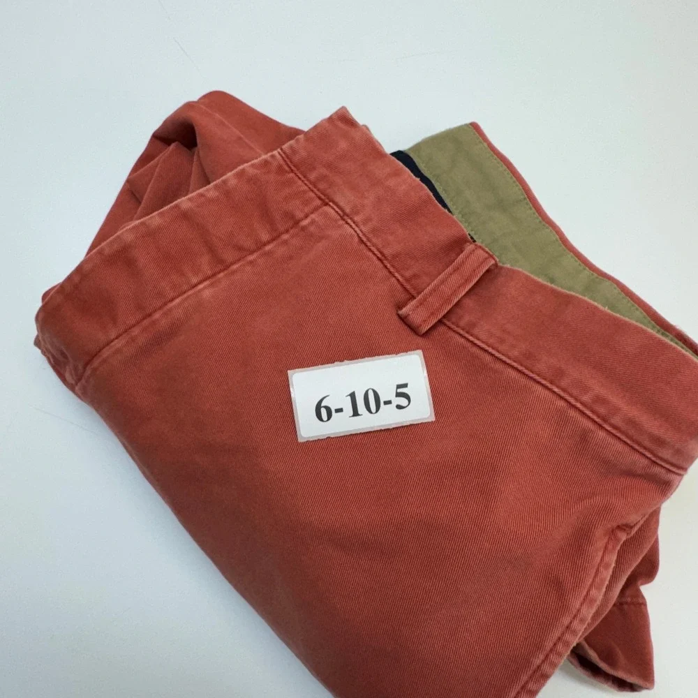 J Crew Pants Mens 34x30 Red Orange Chino Relaxed Fit Preppy Gorpcore Hong Kong